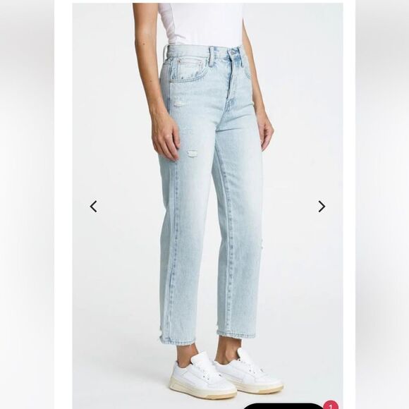 Pistola Cassie High Rise Straight Jeans NWT - Picture 3 of 6